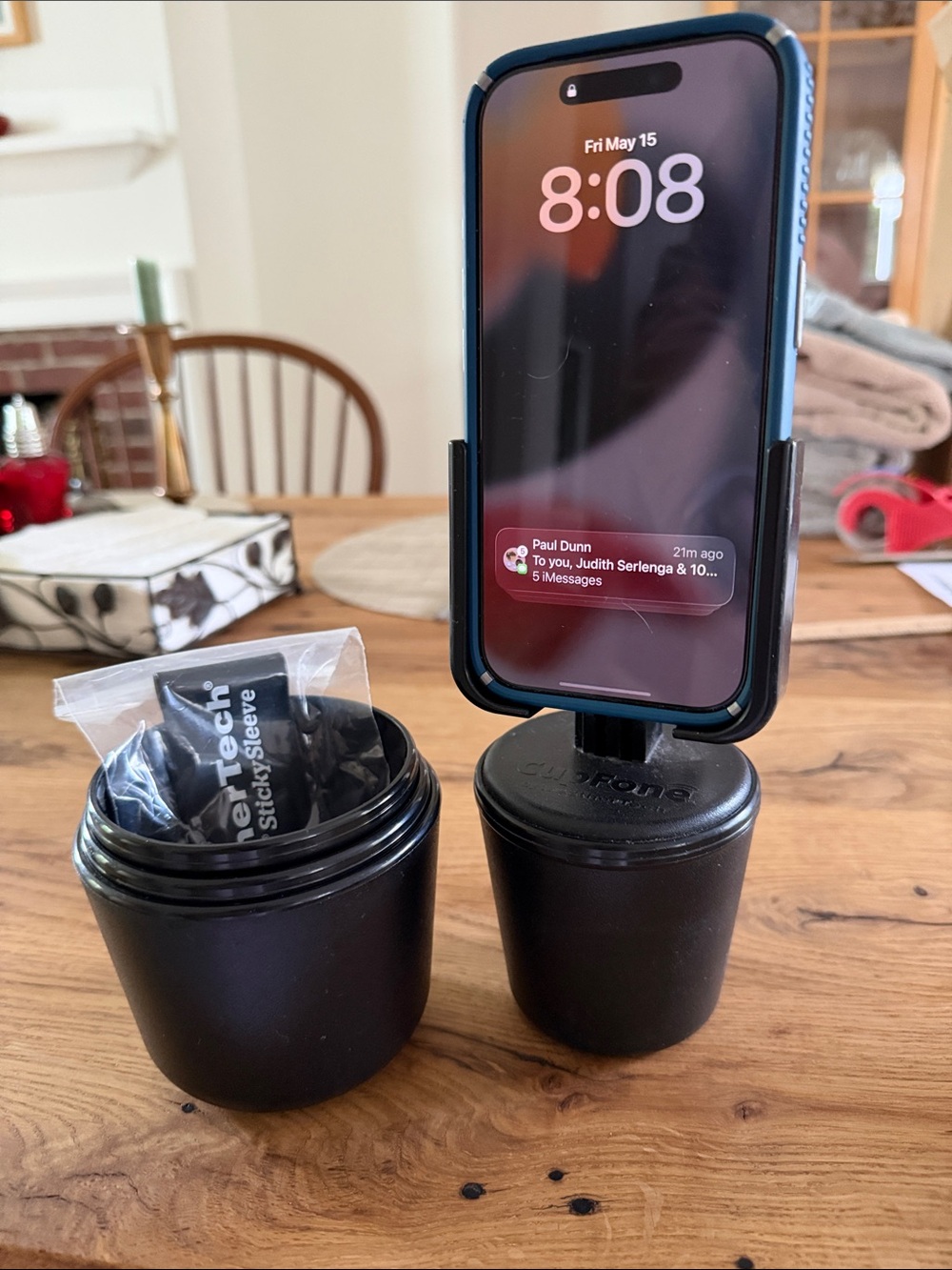 Weather Tech Black Car Phone Holder
